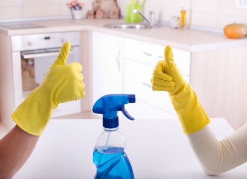 Customer complaint review process for a cleaning service
