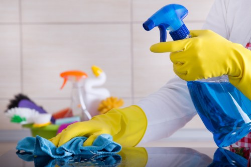Illustration of ethical cleaning operations under a modern slavery prevention policy
