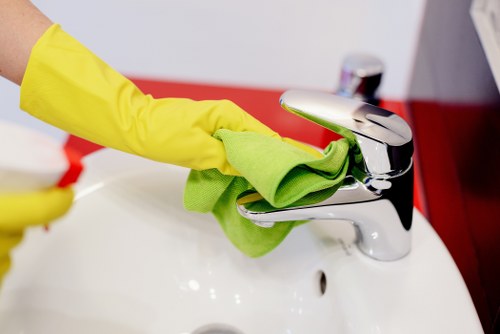 Professional house cleaning in a Chiswick living room