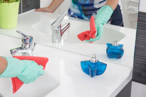 Screen-reader compatible cleaning service information