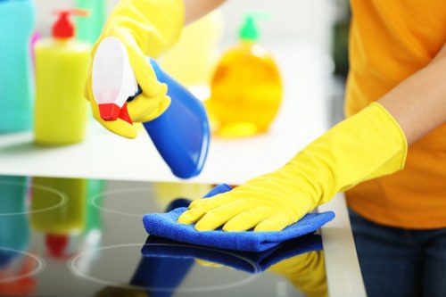 Commercial deep cleaning in Chiswick workspace