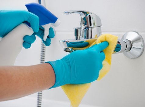 Clean meeting room maintained by office cleaners in Chiswick